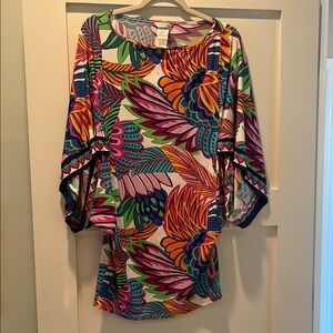 Colorful Floral Women's Top